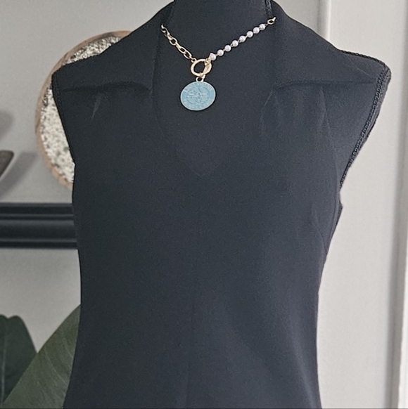 Jones New York Black Maxi Dress Size 12 - Picture 13 of 15